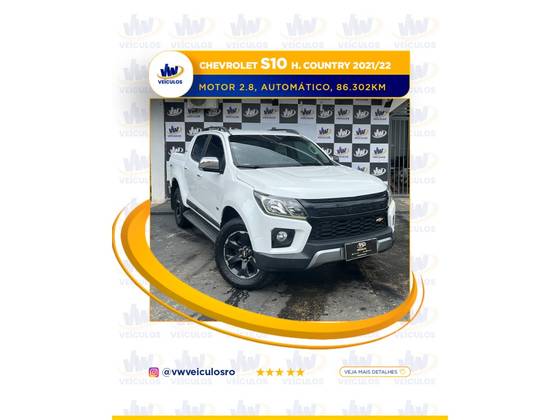 CHEVROLET S10 2.8 16V TURBO DIESEL HIGH COUNTRY CD 4X4 AUTOMÁTICO